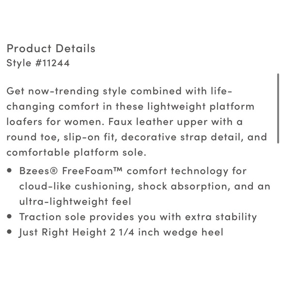 LifeStride Dolce Bit Wedge Loafer Wine Red Faux Leather Womens Sz 9.5 W WIDE New - Picture 4 of 12